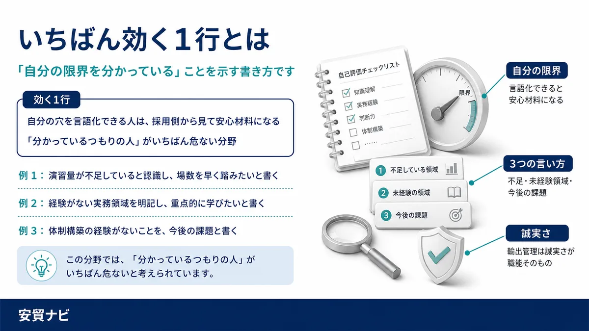 いちばん効く、1行